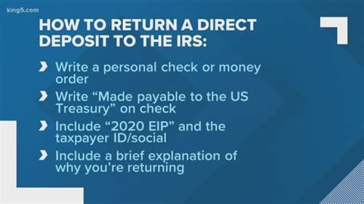 The IRS Says These People Must Return Their Stimulus Checks