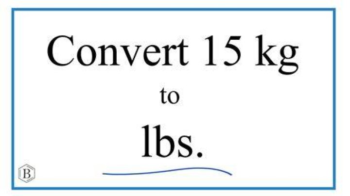 What is 15kg in ML?